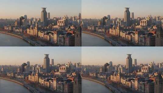 上海万国建筑群高清在线视频素材下载