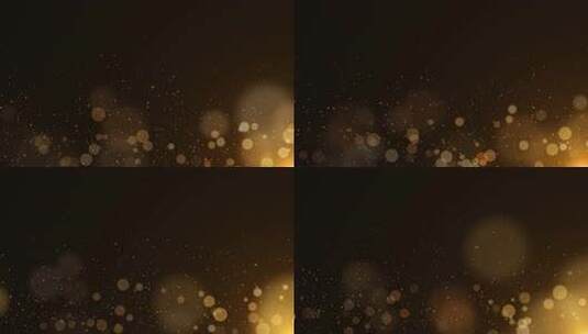 金色光斑粒子背景高清在线视频素材下载