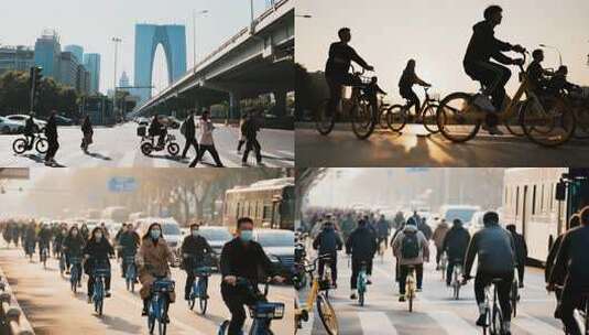 大城市奋斗忙碌的人匆忙的人高清在线视频素材下载