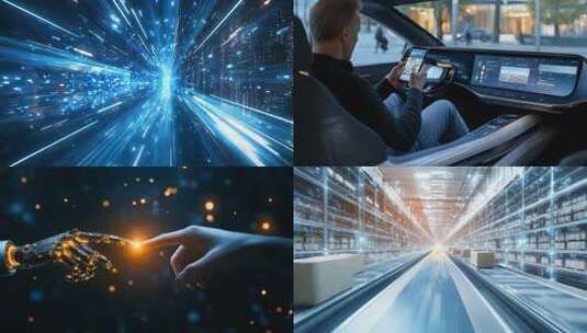 未来科技 智能制造 虚拟现实高清在线视频素材下载