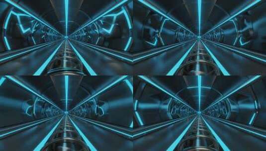 科技感隧道穿梭素材高清在线视频素材下载