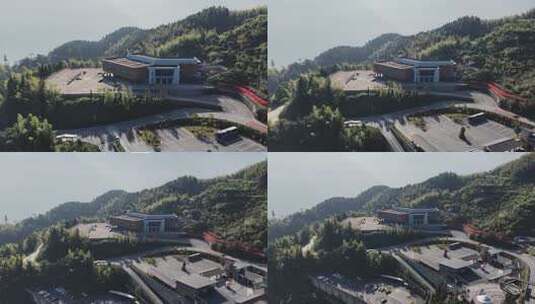 航拍浙江丽水云和梯田 秋天丰收的金色稻田高清在线视频素材下载