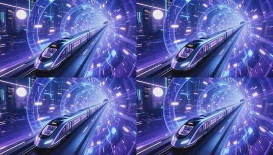 地铁时空隧道穿梭4K高清在线视频素材下载