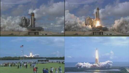 高清实拍发射火箭高清在线视频素材下载