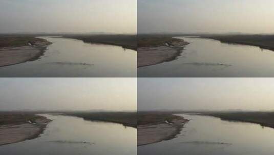 弯弯曲曲的河流高清在线视频素材下载