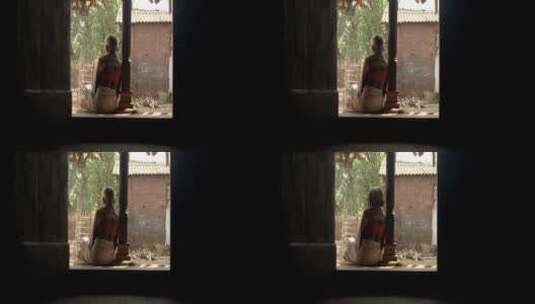印度的女人在家  高清在线视频素材下载