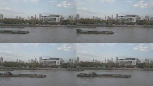 无锡全景京杭大运河4K航拍高清在线视频素材下载