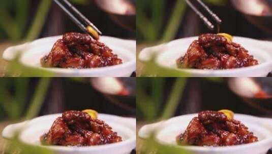 台湾美食三杯鸡高清在线视频素材下载