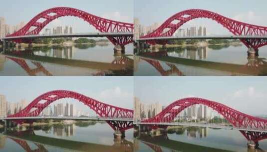 赣州新世纪大桥高清在线视频素材下载