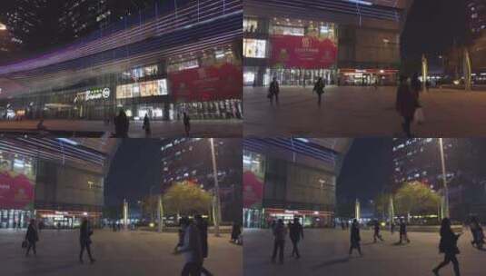 北京通州万达广场4K实拍原素材高清在线视频素材下载