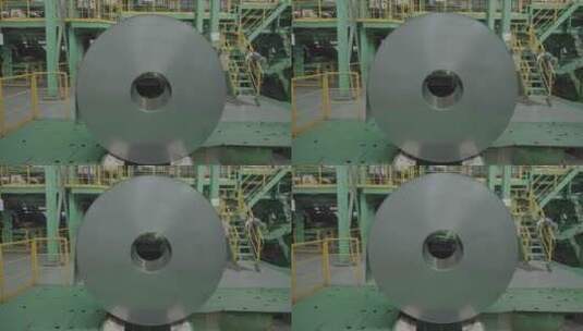 钢卷生产4高清在线视频素材下载