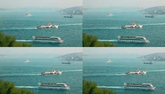 土耳其博斯布鲁斯海峡高清在线视频素材下载