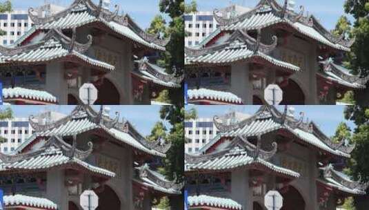 天后博物馆 天后古庙 寺庙 赤湾高清在线视频素材下载