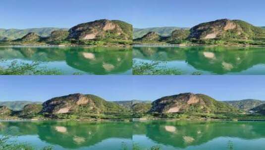 别光顾着看山峰的秋景，治愈系风景，山水高清在线视频素材下载