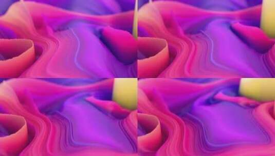 3D流体艺术液体抽象高清在线视频素材下载