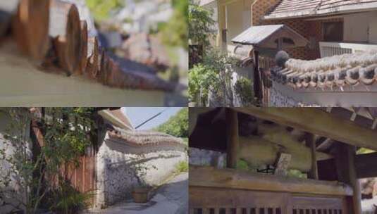 【空镜】4K-琉球冲绳传统民居-多角度景别高清在线视频素材下载