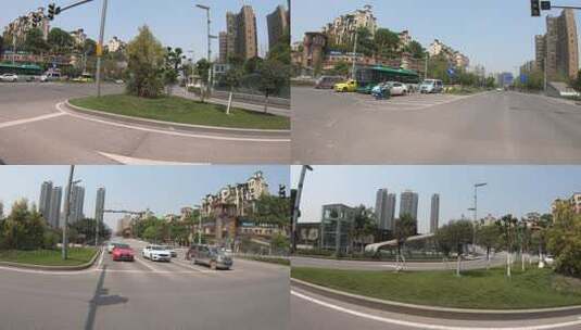 重庆南岸区与巴南区的城市街道风光高清在线视频素材下载