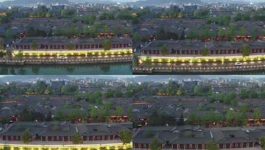 四川阆中古城夜景高清在线视频素材下载