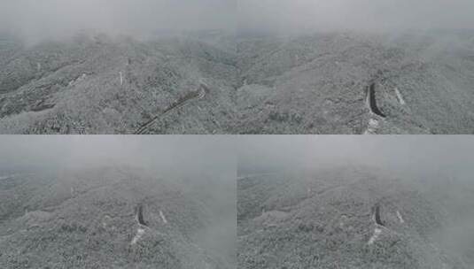 春日雪景（原素材未调色）高清在线视频素材下载