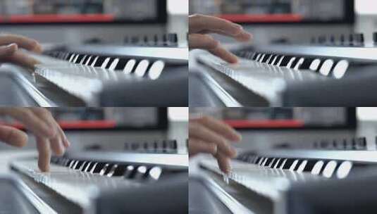 钢琴家在弹琴高清在线视频素材下载