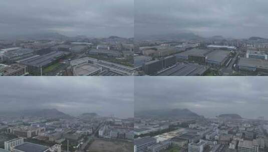 灵门村航拍空镜高清在线视频素材下载