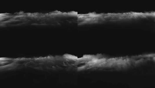 4K 烟雾 流动 抽象 黑白 水墨 混沌 迷雾  艺术水墨 高清在线视频素材下载