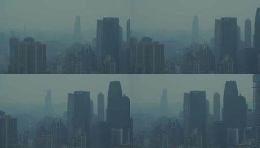 重庆山城雾都建筑大楼高清在线视频素材下载