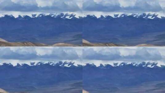 4K航拍西藏仲巴县雪山风光高清在线视频素材下载
