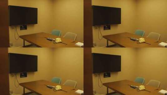 温馨的小型会议室高清在线视频素材下载