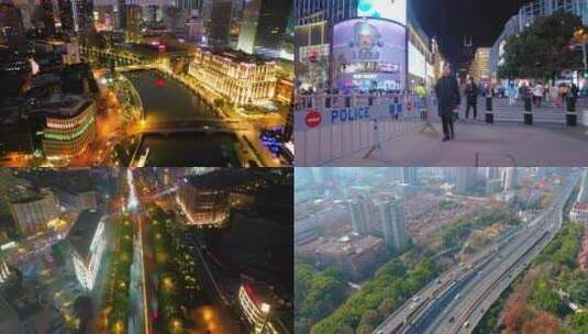 上海城市地标风景延时摄影高清在线视频素材下载
