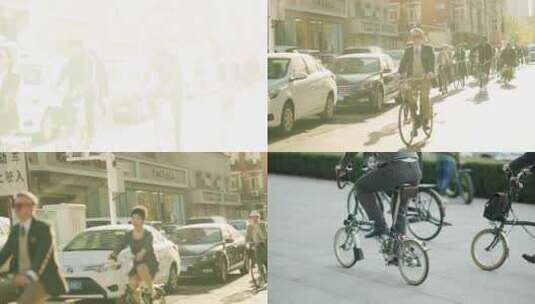 自行车复古骑行高清在线视频素材下载