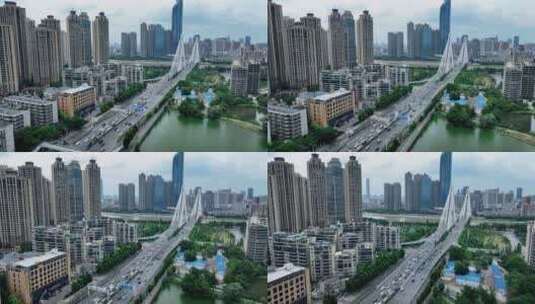 【正版素材】武汉汉阳月湖桥高清在线视频素材下载