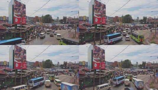 非洲肯尼亚城市人文高清在线视频素材下载