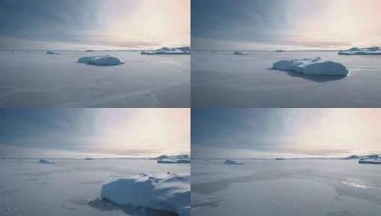 惊险之旅冰冻南极洲风景高清在线视频素材下载