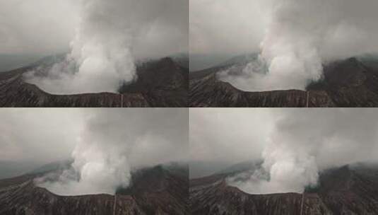 火山，Java，火山，旅游景点高清在线视频素材下载