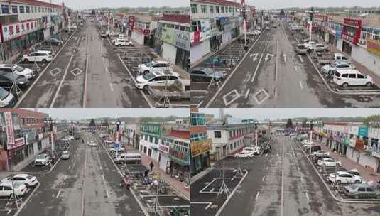 乡村 街道 铁路 风景 路灯高清在线视频素材下载