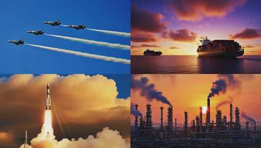 科技发展力量巡礼 大国重器与能源未来高清在线视频素材下载