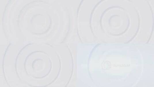 白色光滑水波纹LOGO片头展示AE模板高清AE视频素材下载