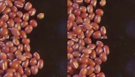 红豆赤小豆粗粮杂粮 (3)高清在线视频素材下载