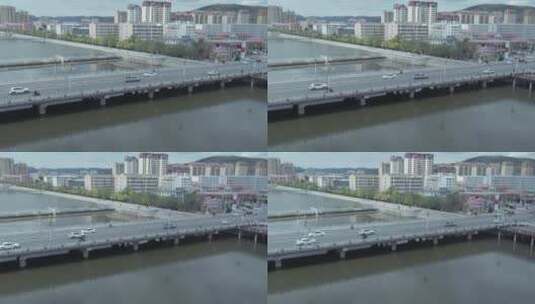 承德围场县伊逊河桥梁航拍宣传片空镜素材1高清在线视频素材下载