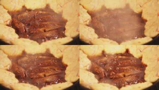 厨师示范玉米面贴饼子 (8)高清在线视频素材下载