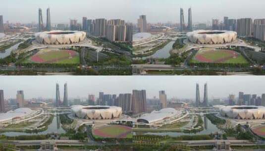 2022杭州亚运会场馆高清在线视频素材下载