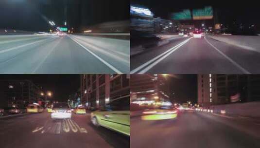 城市交通延时拍摄高清在线视频素材下载