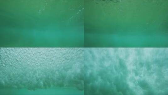 巨大的海浪落下高清在线视频素材下载