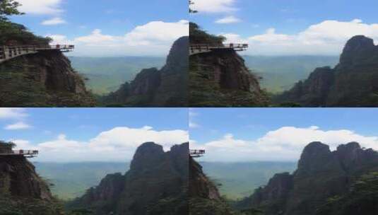 湖南郴州莽山五指峰自然风光k竖版实拍高清在线视频素材下载