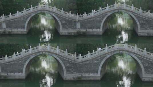 北京颐和园景区半壁桥高清在线视频素材下载