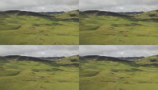 西藏昌都市芒康草原自然风光航拍高清在线视频素材下载
