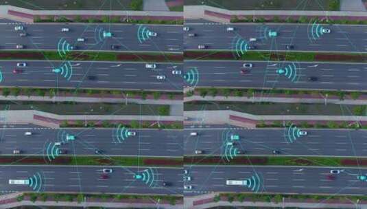 智慧交通-科技城市高清在线视频素材下载