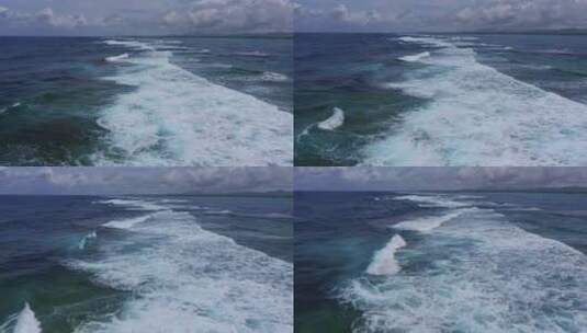 航拍海浪巨浪滔天高清在线视频素材下载