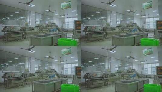 中央厨房生产加工快餐快餐厂房生产环境4k高清在线视频素材下载